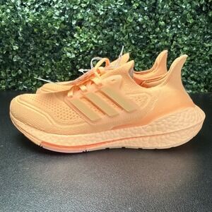 Adidas Ultraboost 21 Running Shoes Womens Size 6.5 Peach 🍑 New